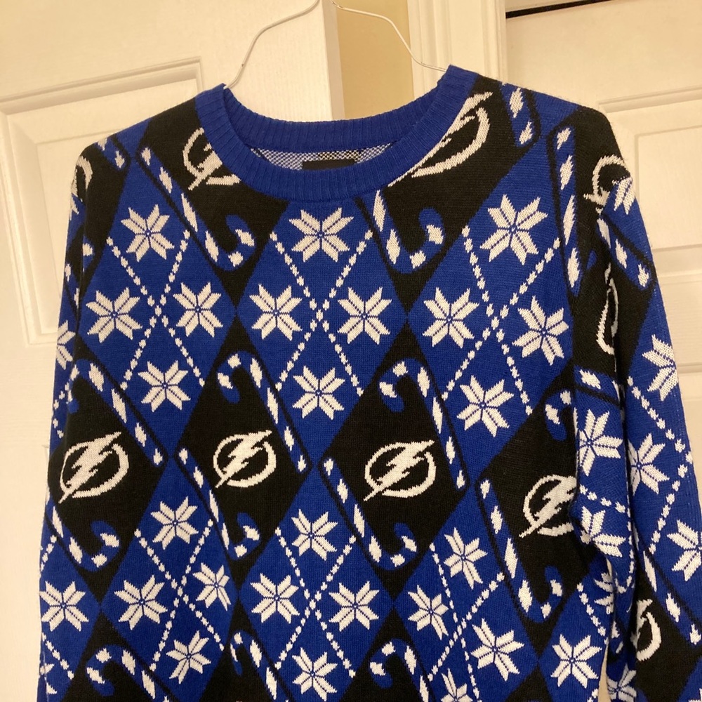 Official NHL Tampa Bay Lightning Christmas Sweater